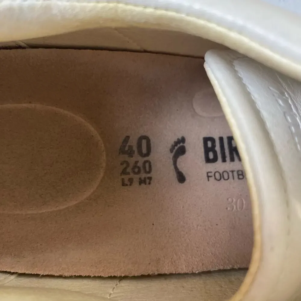 Birkenstock Bend Low Leather EU 40 / L9 M7 Unisex White Sneaker Comfort Neutral - Picture 15 of 16